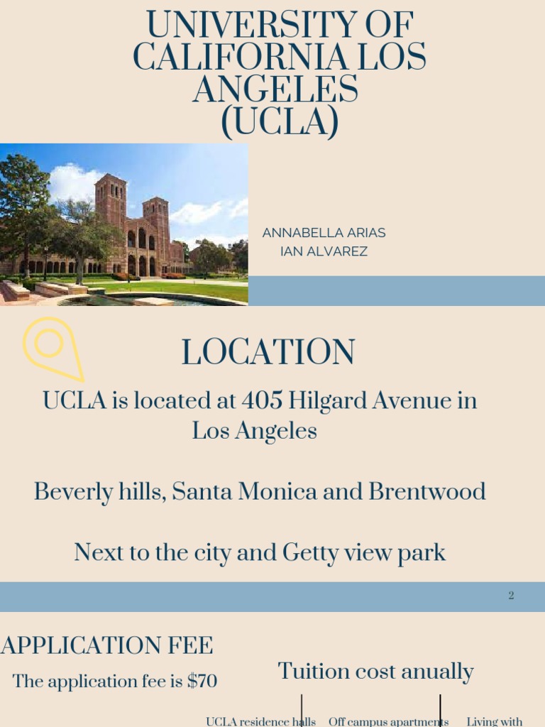 Ucla PDF University Of California Cost Of Living