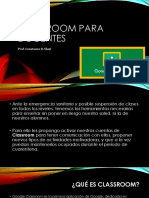 Classroom para Docentes