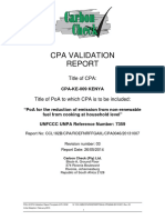 CPA Validation Report