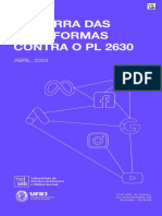 A Guerra Das Plataformas Contra o PL 2630 - NetLab UFRJ, Abril 2023