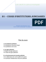 Les Juridictions Judiciaires de Premier Degré