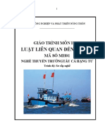 Luật Liên Quan Đến Tàu Cá: Giáo Trình Môn Học Mã Số Mh01