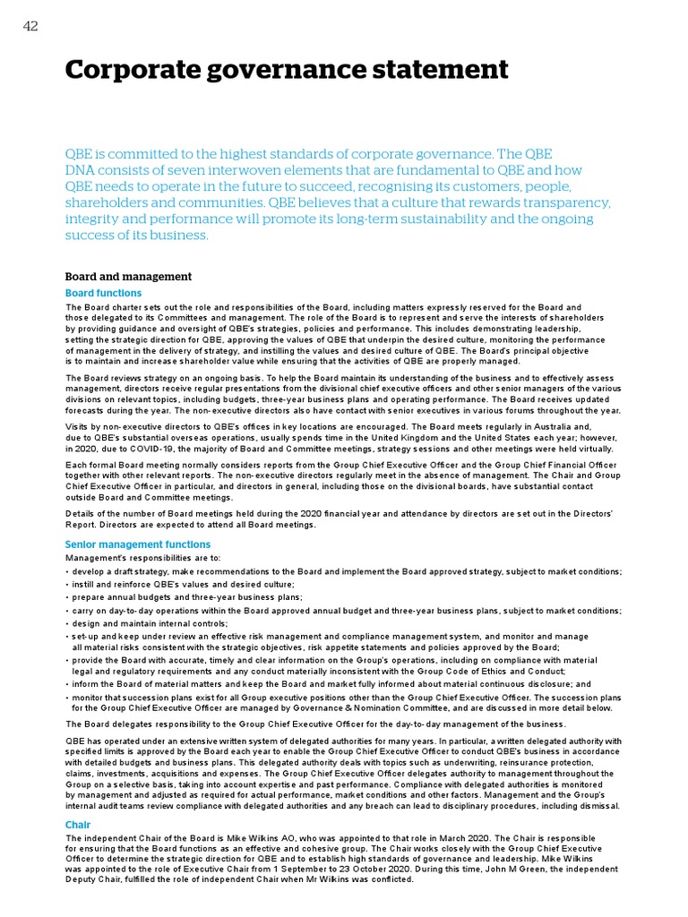 Corporate Governance Statement 2024 – JQMCLV