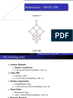 Discrete Math - Lecture 1