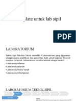 Template Untuk Lab Sipil Tanah