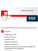 Diapositiva de Dilatacion de Solidos