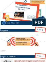 El Básquetbol Conceptos Generales Clase 1: Abril - Mayo 2023