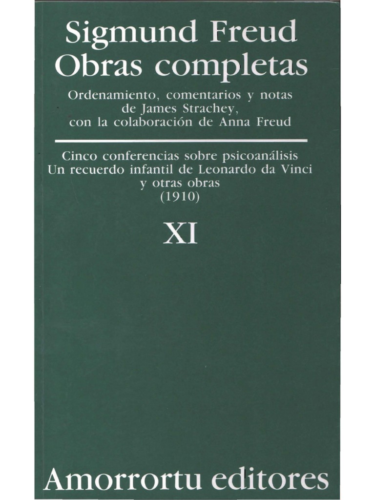 FreudCinco Conferencias Sobre El Psicoanálisis (1) PDF