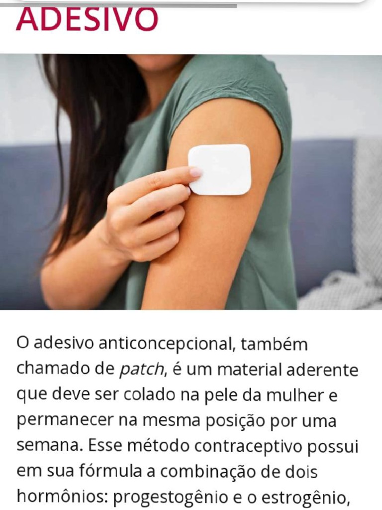 Adesivo Anticoncepcional | PDF