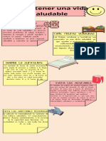 Infografía Motivacional Tips Cómo Ser Feliz Ilustrada Colorida