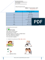 6th Year Worksheet N3 2023 A An