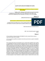 O Cordeiro Que Foi Morto Antes Da Fundação Do Mundo