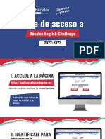 Guía de Acceso A: Bécalos English Challenge