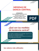 Medidas de Tendencia Central