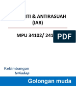 Kursus: Integriti & Antirasuah (IAR) MPU 34102/ 24102