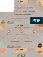 Propiedades eléctricas de los materiales