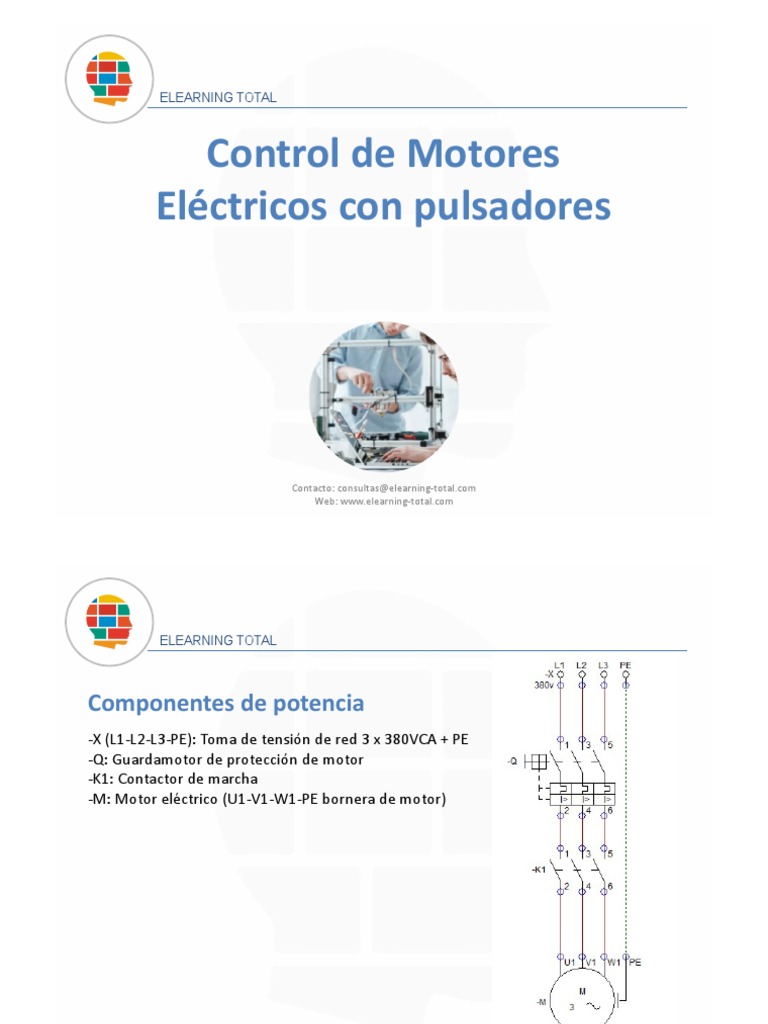 Control de Motores Eléctricos | PDF | Componentes | Máquinas