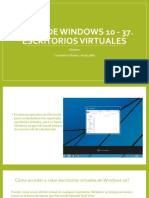 Curso de Windows 10 - 37. Escritorios Virtuales: Alumno: Camarena Alvarez Jorge Jahir