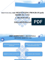 Menyetel Dan Menyunting Program Pada Mesin NC / CNC C.28LOG07.015.2