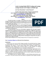 The Influence of Cooperative Learning Model, PEER Teaching and Learning Motivation On Learning Outcomes in P.E Subject On Health Topic