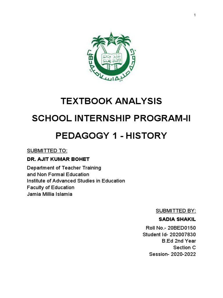 Textbook Analysis PDF Books Textbook
