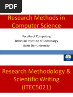 Research Methodology in Computer Science | PDF | Computer Science | Science