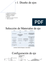 Diseño y selección de materiales para ejes