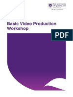 Basic Video Production Workshop: Adobe Premiere, Filming Tips, and More