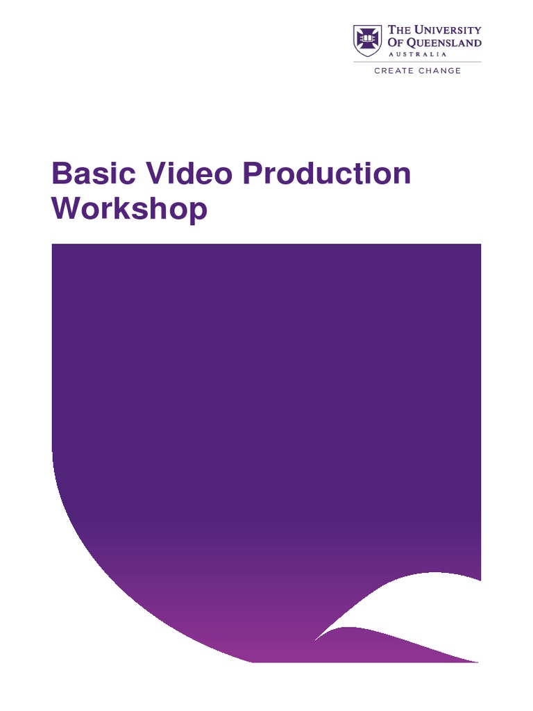 Participants Guide Video Production PDF Educational Technology