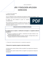 Anatomía y Fisiología Aplicada Ejercicios