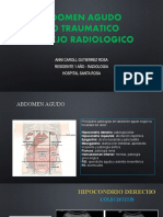 Abdomen Agudo No Traumatico Manejo Radiologico