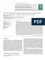 Evolution of Bioaggregate Strength During Aerobic Granular Sludge Formation