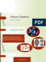 Absceso Hepatico: mr3. Luis Omar Cavero Huallanca Residente de Cirugía General