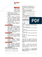 PE & Health Reviewer: 11-STEM - SEM 1 2022