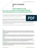 Brit J Clinical Pharma - 2017 - Tsuji - Population Pharmacokinetics and Pharmacodynamics of Linezolid Induced