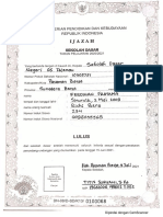 Contoh Pengisian Blanko Ijazah SD