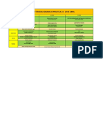 Horario Tercera Semana de Practica 24 - 29 de Abril: Produccion de Vacuno Leon Iturrizaga Casas