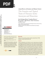 The Genetics and Typical Traits of Thoracic Aortic Aneurysm and Dissection