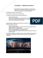 Charla de Seguridad - Tormentas Electricas