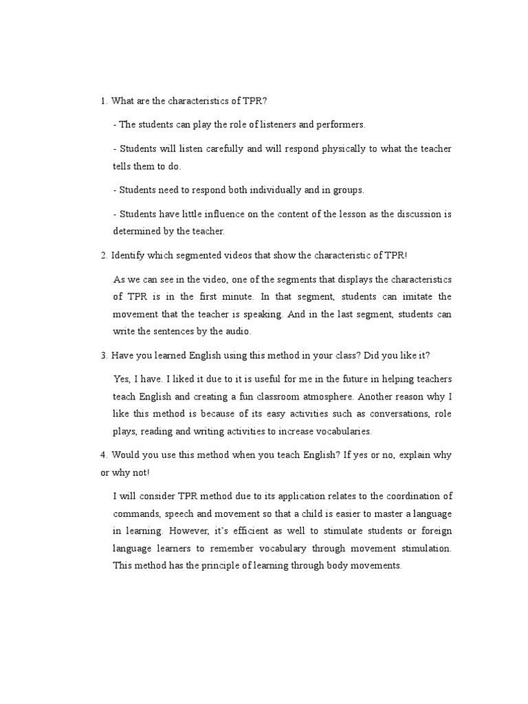 characteristics-and-applications-of-the-total-physical-response-method