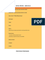 DETAIL PROYEK: A004-04-23: Nomor Keterangan