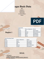 Tugas Basis Data: Kelompok 4: Abd Rosyiid Se Ahmad Naufal M. Syahrizal Hidayat Salmans