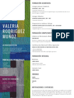 Valeria Rodriguez Muñoz: Autodescripción