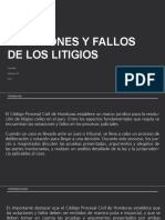 Votaciones Y Fallos de Los Litigios: Art. 181 CPC