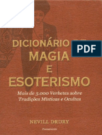 Resumo Dicionario de Magia e Esoterismo Nevill Drury