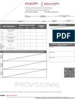 Provisional: Boleta de Evaluación Sistema Educativo Nacional