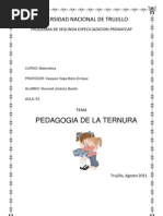 Pedagogia de La Ternura