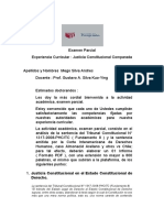 Examen Parcial Justicia Constitucional Comparada