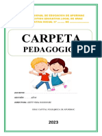 Carpeta Pedagogica 2023