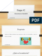 Etapa #2: Alimentación Saludable